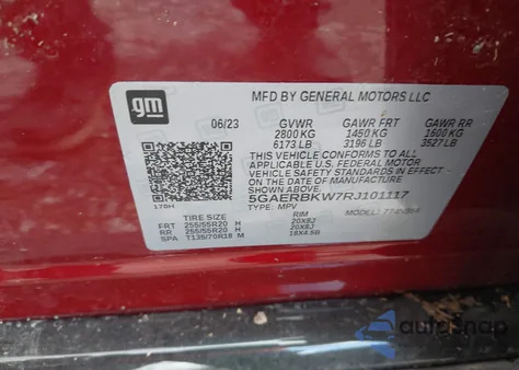 2024 Buick Enclave Essence Fwd z USA, uszkodzony, nr VIN 5GAERBKW7RJ101117